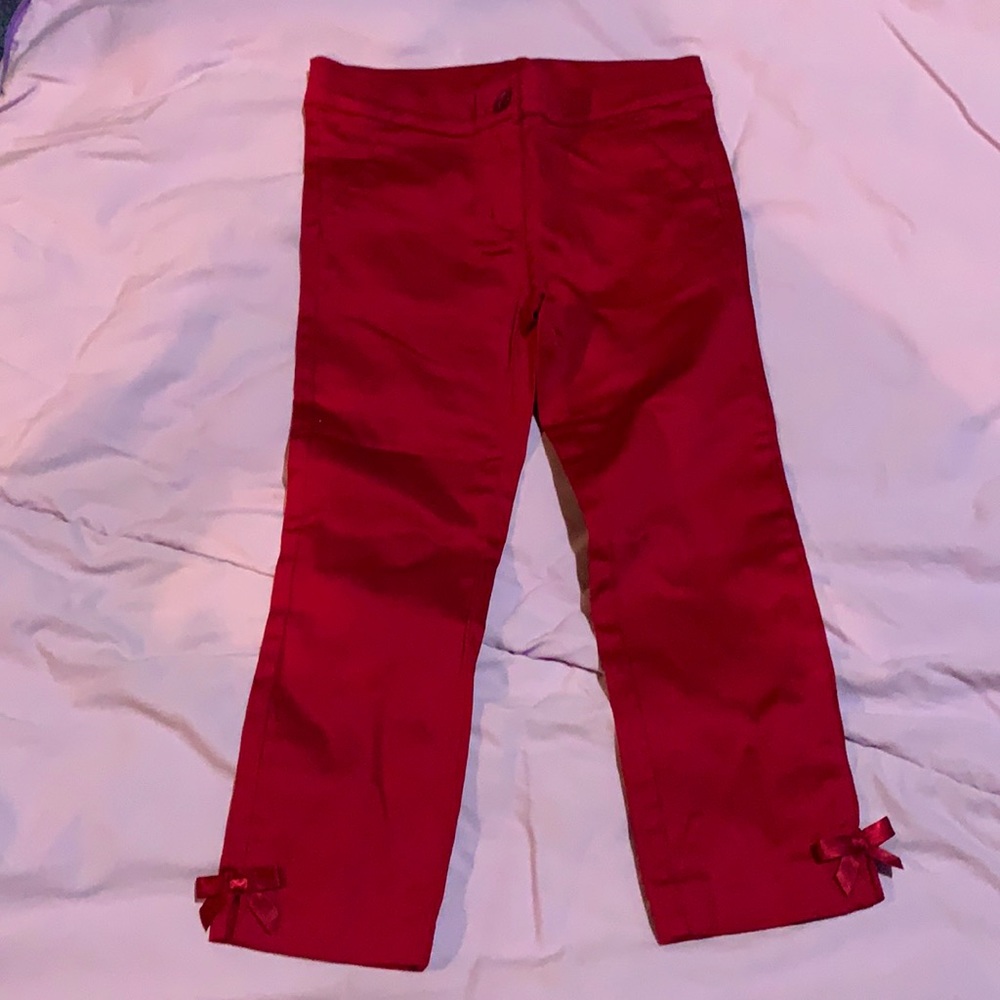 Janie and Jack Red Pants